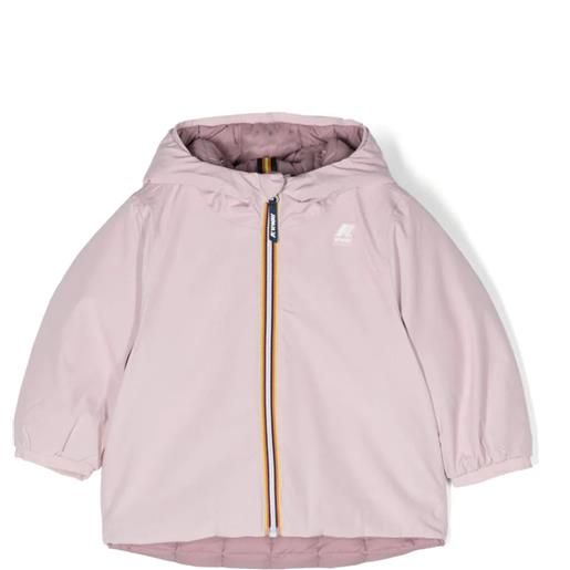 K-Way kids giacca casual e jack eco in poliamide rosa