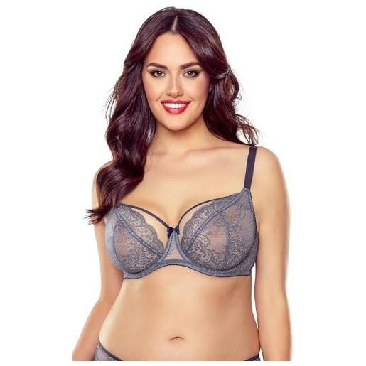 Vivisence reggiseno non imbottito elegante con pizzo 1044, beige, 5e