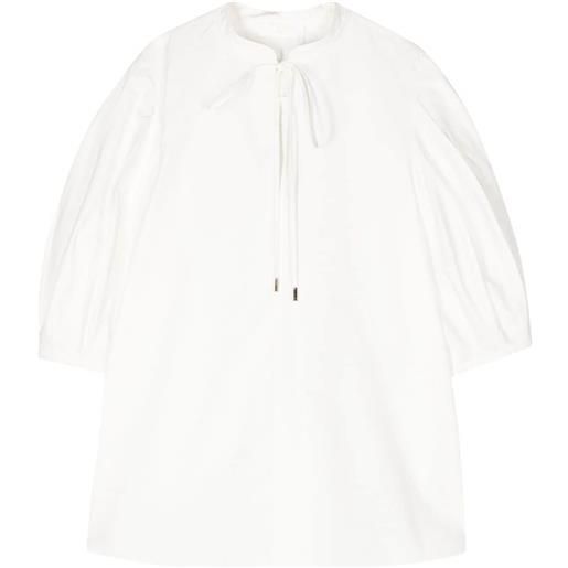 Chloé blusa con maniche a palloncino - bianco