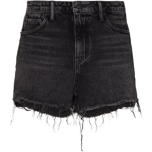 Alexander Wang shorts denim farrah - nero