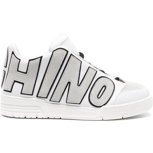 Moschino sneakers con logo - bianco