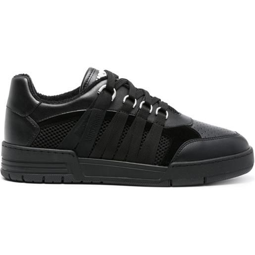 Moschino sneakers con inserti - nero