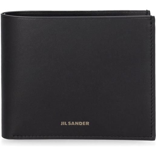 JIL SANDER portafoglio in pelle con logo