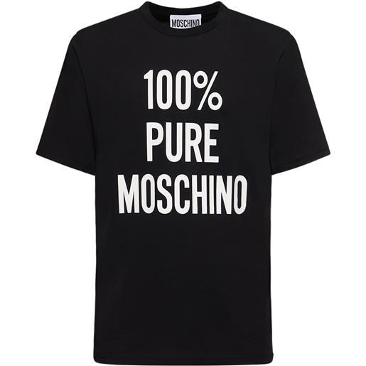 MOSCHINO t-shirt 100% pure moschino in cotone