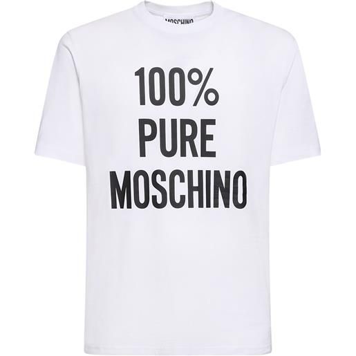 MOSCHINO t-shirt 100% pure moschino in cotone
