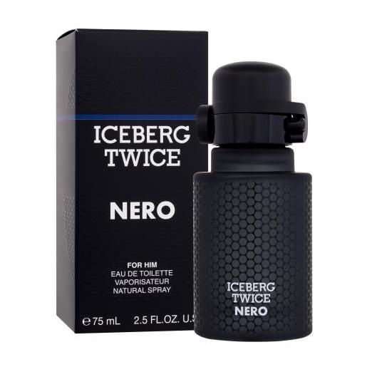 Iceberg twice nero 75 ml eau de toilette per uomo
