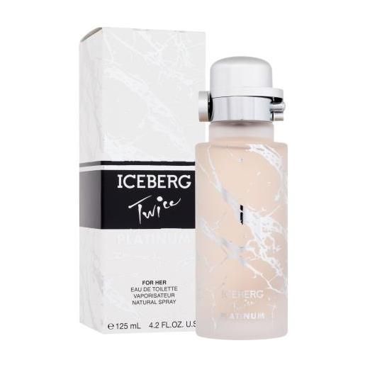 Iceberg twice platinum 125 ml eau de toilette per donna