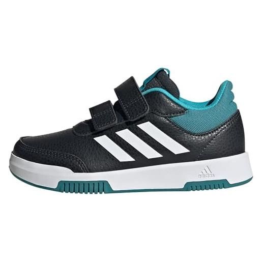 adidas tensaur hook and loop shoes, sneakers unisex - bambini e ragazzi, shadow navy lucid pink bliss pink, 38 eu