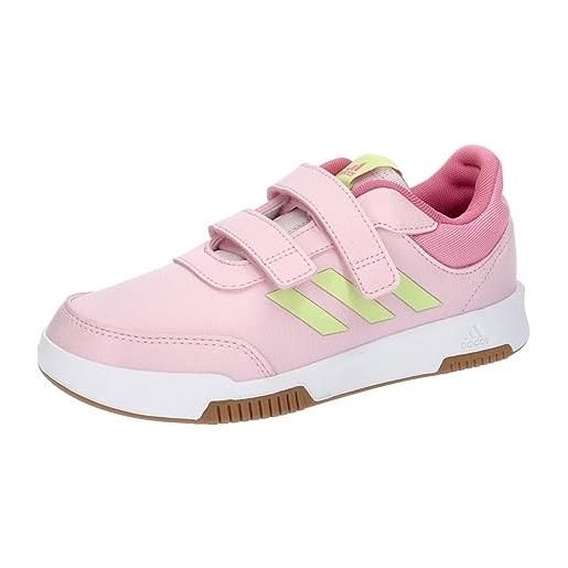 adidas tensaur hook and loop shoes, sneakers unisex - bambini e ragazzi, clear pink pulse lime bliss pink, 37 1/3 eu