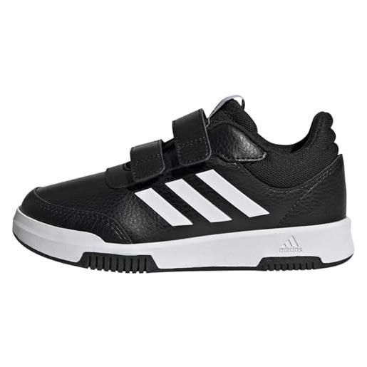 adidas tensaur hook and loop shoes, sneakers unisex - bambini e ragazzi, ftwr white core black core black, 39 1/3 eu
