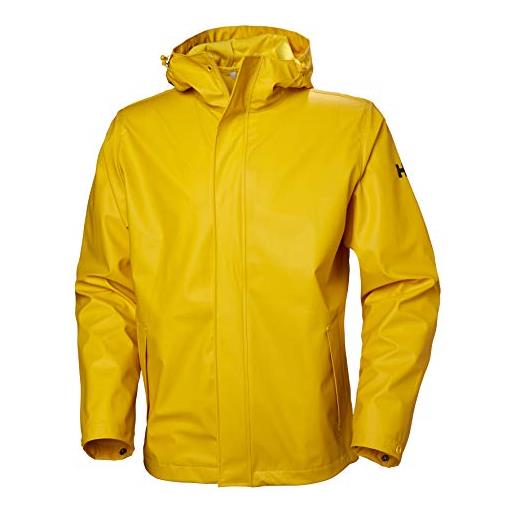 Helly Hansen uomo giacca moss impermeabile, 2xl, giallo essenziale