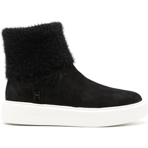 Henderson Baracco kiras suede ankle boots - nero