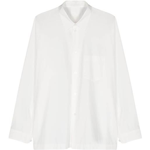 Homme Plissé Issey Miyake camicia streamline - bianco