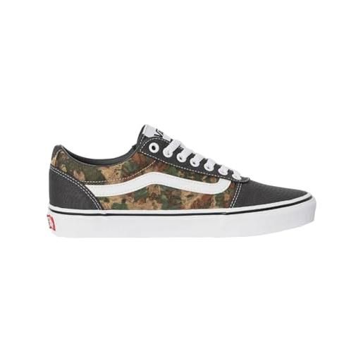 Vans ward, scarpe da ginnastica uomo, suede pewter/gum, 40 eu