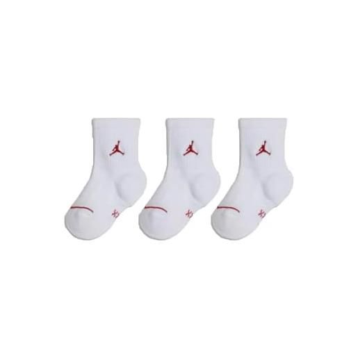 Nike 3pack calze cushioned bambini jordan spugna alti bianco 23,5/27