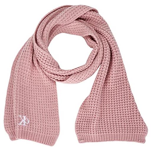 Calvin Klein Jeans calvin klein waffle scarf k60k610140 sciarpe, rosa (pink blush), os donna