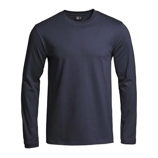 A10 Equipment maglietta a maniche lunghe navy t-shirt, blu marino, l unisex-adulto