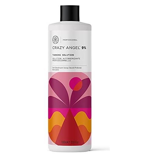 Crazy Angel soluzione professionale per abbronzatura spray 9% (1 litro)