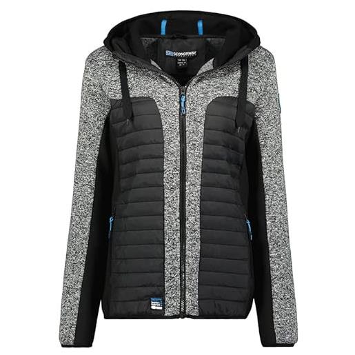 Geographical Norway taqueuse lady - giacca in pile donna con zip - abbigliamento caldo comodo - felpa maniche lunghe resistente - maglione invernale ideale autunno inverno (blu marino s)