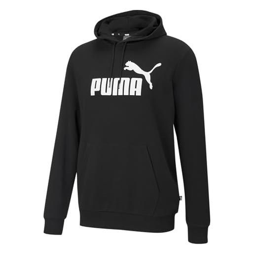 PUMA pumhb|#puma ess big logo hoodie tr, felpa uomo, medium gray heather, s