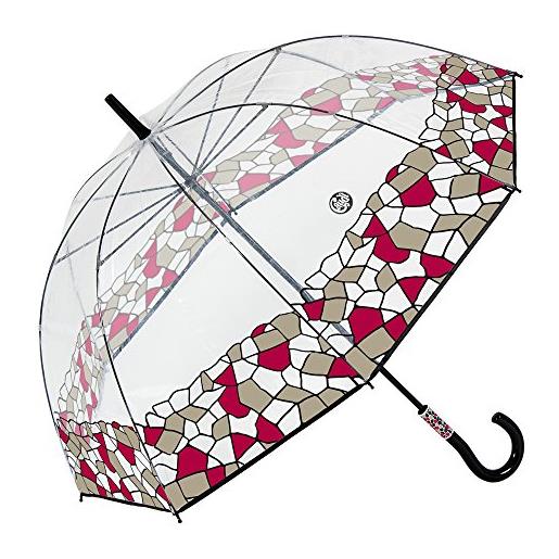 Gaudi-Barcelona, ombrello classico rosso 90 cm