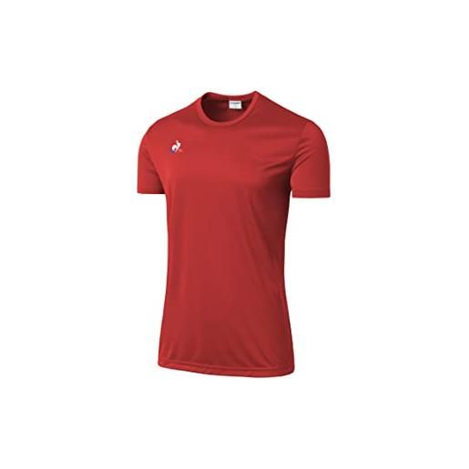 Le Coq Sportif n°1 maillot match enfant mc, maglietta bambini, rosso (vintage red), 6a