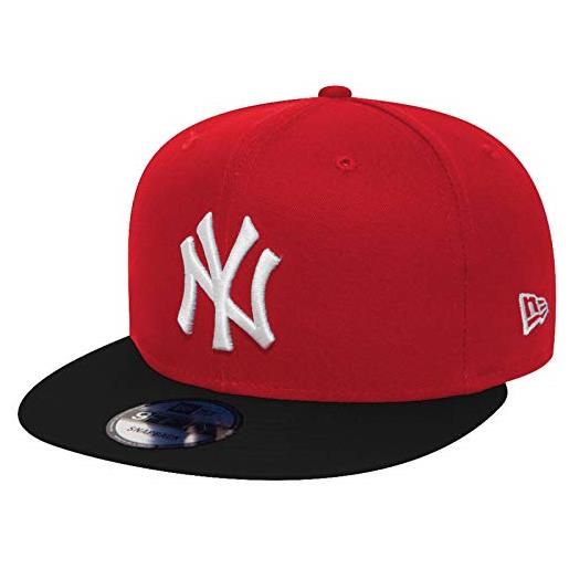 New Era new york yankees mlb cotton block rosso nero 9fifty berretto