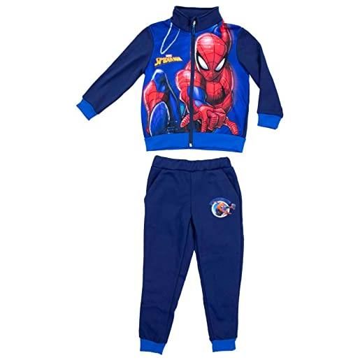 Russo Tessuti set jogging tuta pigiama pantalone felpa bambino sport spiderman uomo ragno baby-10 anni