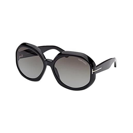 Tom Ford occhiali da sole georgia-02 ft 1011 black/smoke shaded 62/17/135 donna