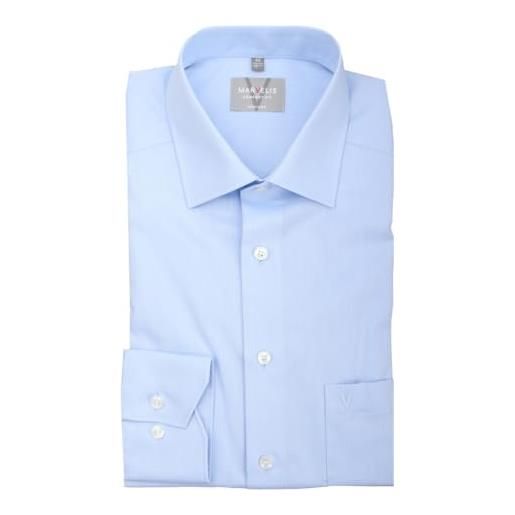 Marvelis - camicia modern-fit (slim-fit) 4704-69-11 h. Blu manica extra lunga, azzurro, 40