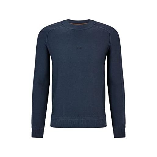 BOSS koblado knitted_sweater, blu scuro, m uomo