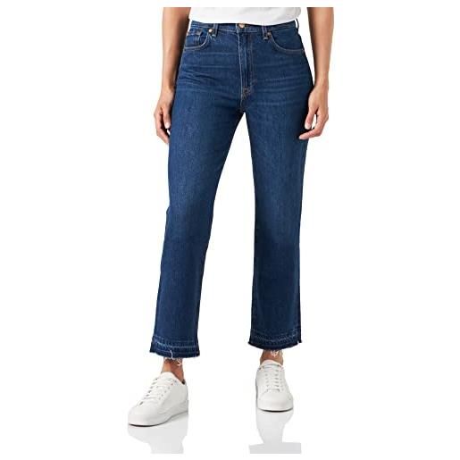 7 For All Mankind jsslc650 jeans, mid blu, 40 donna