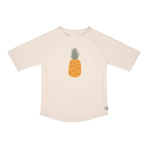 Lässig rashguard a maniche corte costume da bagno separato, pineapple offwhite, 62/68 (3-6 months)