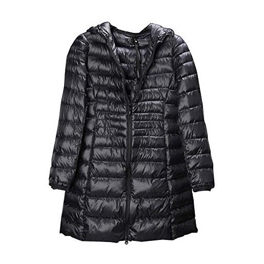 ShiFan giacca trapuntata imbottiti cappotto donna piumino lungo cappotti parka giubbotto nero 5xl