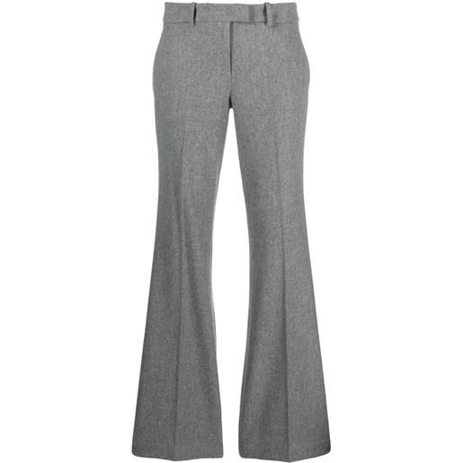 Michael Kors Collection pantaloni sartoriali svasati - grigio