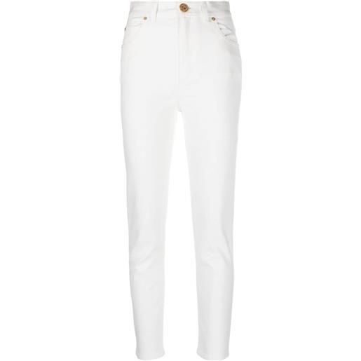 Balmain jeans affusolati a vita alta - bianco