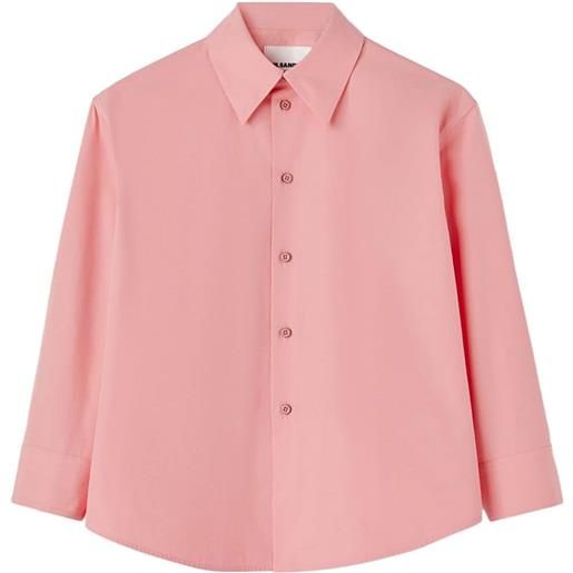 Jil Sander camicia con colletto a punta - rosa
