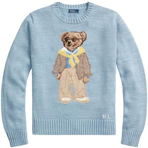 Polo Ralph Lauren maglione polo bear - blu