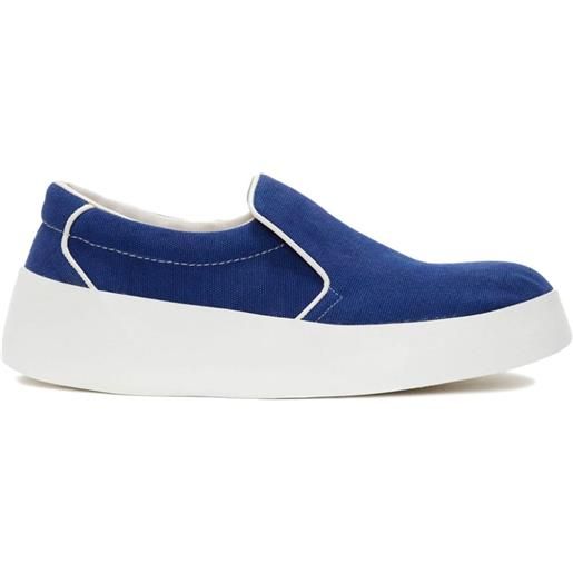 JW Anderson mocassini a punta tonda - blu