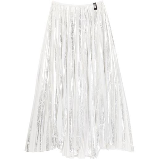 AZ FACTORY gonna plissettata 3d - bianco