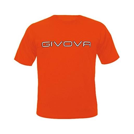 GIVOVA t-shirt cotone spot arancio fluo