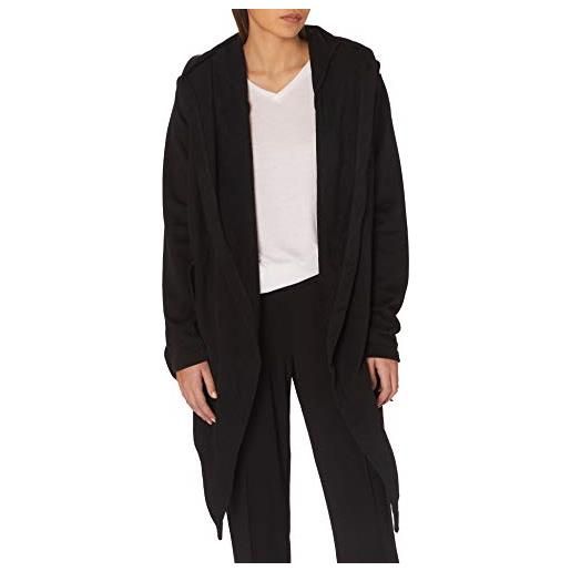 Urban Classics cardigan da donna con cappuccio mantello, nero (black 7), xs