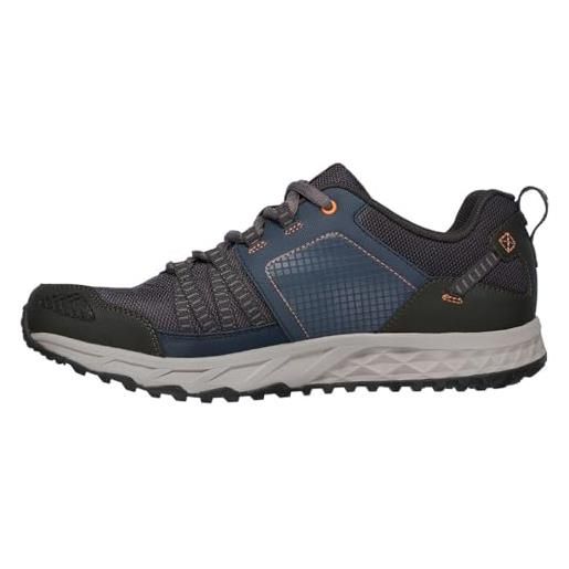 Skechers escape plan, scarpe da escursionismo uomo, grigio charcoal blue ccbl, 45 eu