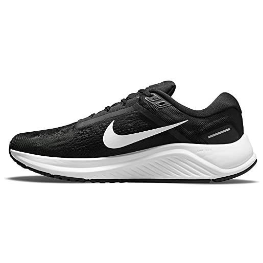 Nike air zoom structure 24, sneaker uomo, black/wolf grey-midnight navy-white, 47.5 eu