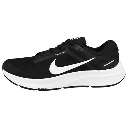 Nike air zoom structure 24, men's road running shoes uomo, black/white, 39 eu