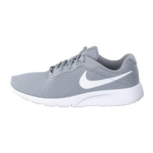 Nike tanjun (gs), scarpe da ginnastica donna, multicolore (wolf grey/white white), 37.5 eu
