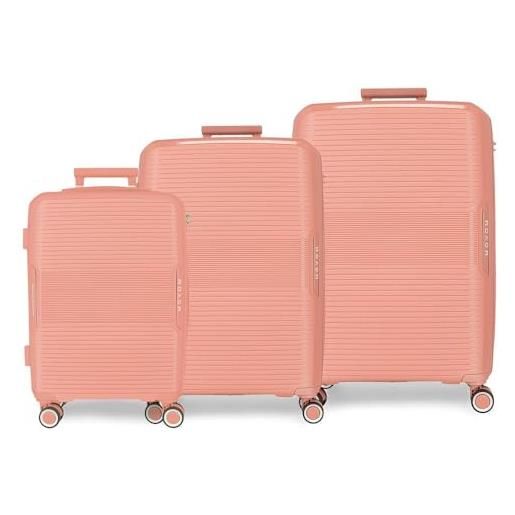MOVOM inari set di valigie, taglia unica, rosa, taglia unica, set di valigie
