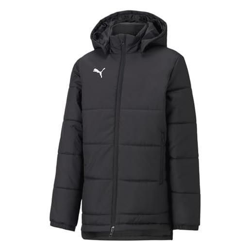 PUMA bench jacket jr giacca, black w, 176 unisex-bimbi