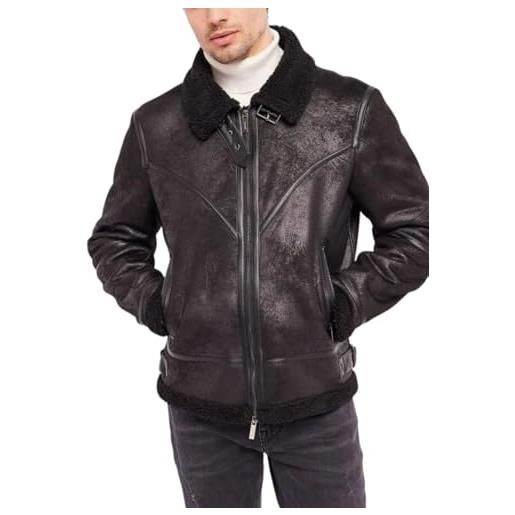 Gaudi giacca in pelle sintetica ecomontone 321gu38001 nero l