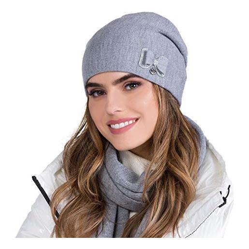 Kamea cappello femminile invernale wika, grigio, taglia unica